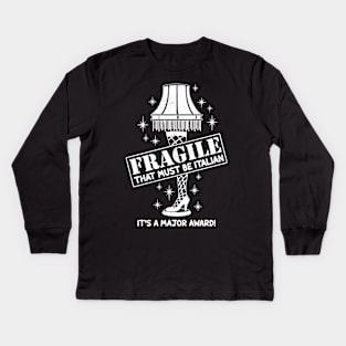 Fragile Leg Lamp Kids Long Sleeve T-Shirt